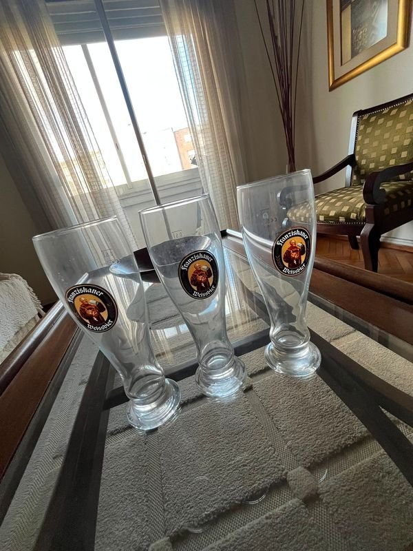 Copas Cerveceras Franziskaner Weissbier (Set de 3) - imagen 1