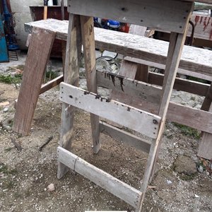 3 Caballetes de Madera para Obra - imagen 4