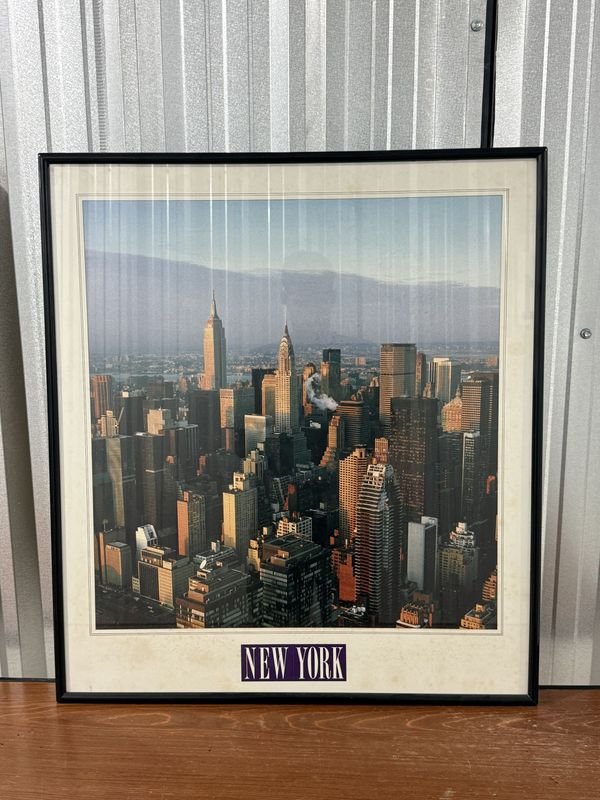 Impresión Fotográfica Panorámica de New York Enmarcada