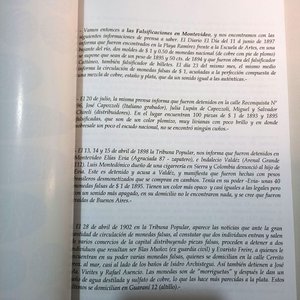 Libro "El Peso Falso en las Monedas de 1895 de la República Oriental del Uruguay" con dedicatoria y firma del autor - imagen 6