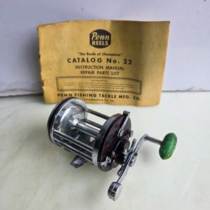 Reel de pesca Penn "The Reels of Champions" modelo Squidder No. 140 con manual - imagen 1