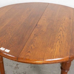 Mesa de Comedor Inglesa Circular en Roble - imagen 3