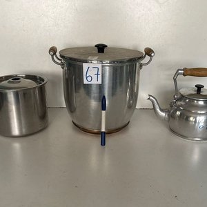 Olla Grande con Fondo de Cobre, Hervidor y Caldera de Aluminio - imagen 2