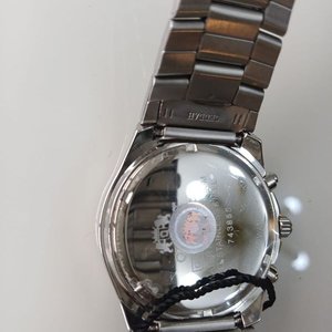 Reloj Orient Chronograph Acero Inoxidable Esfera Plateada Taquímetro - imagen 5