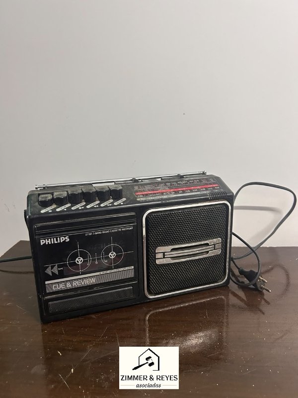 Radio Philips Portátil AM/FM con Cassette