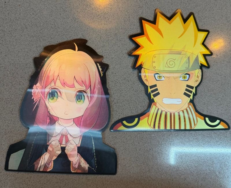Stickers de Personajes Anime: Anya Forger y Naruto