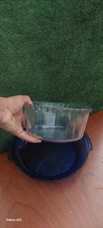 Par de fuentes de vidrio colorido y vibrante - imagen 3