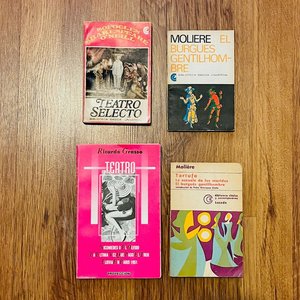 Lote de 4 libros de teatro: Sófocles, Shakespeare, O'Neill, Molière y Ricardo Grasso - imagen 1