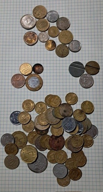 Colección de Monedas de Uruguay, Brasil, Argentina y Paraguay