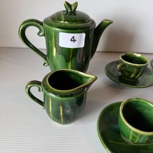Juego de Café Incompleto Verde Brillante - imagen 3