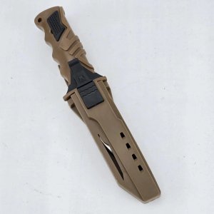 Cuchillo Táctico con Funda Marrón y Negro - imagen 5