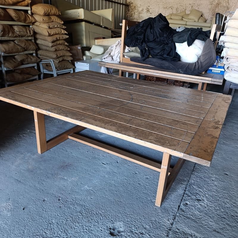 Mesa para exterior o barbacoa en madera maciza - imagen 4