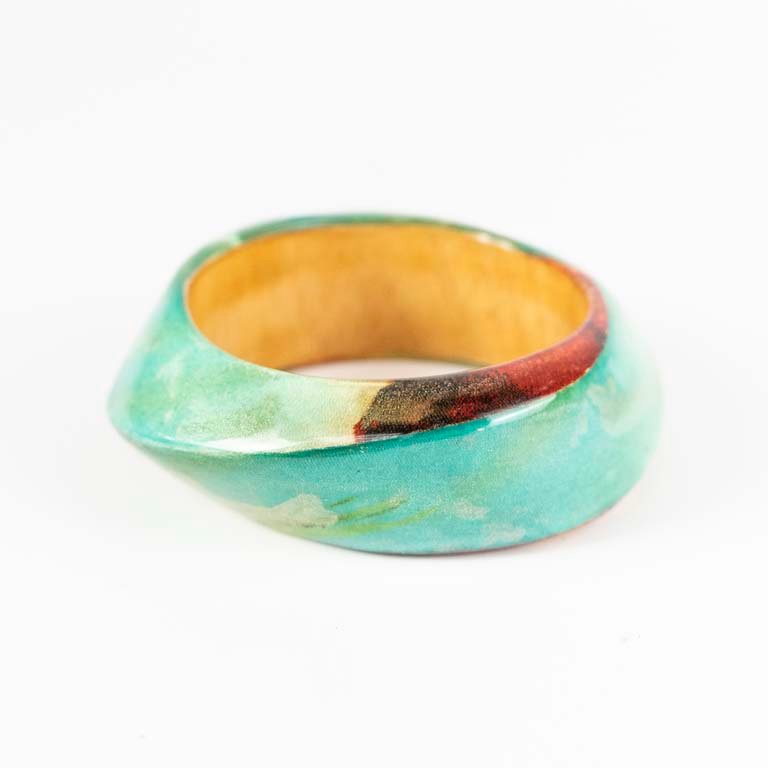 Pulseras acrílicas coloridas y artesanales - imagen 2