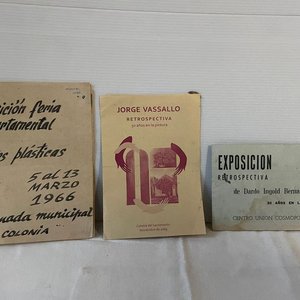 Catálogo y Programa "Primera Feria de Artes Plásticas" 1966 Jorge Vassallo y Dardo Ingold - imagen 1