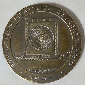 Lote siguiente: Medalla Conmemorativa Uruguaya Exposición Filatélica del Centenario 1931