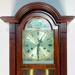 Reloj de Pared Moderno con Péndulo, Llave y Caja de Madera - imagen 4
