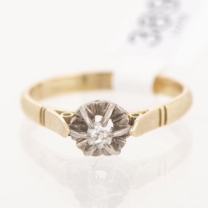 Lote siguiente: Anillo Solitario Oro 18k con Brillante