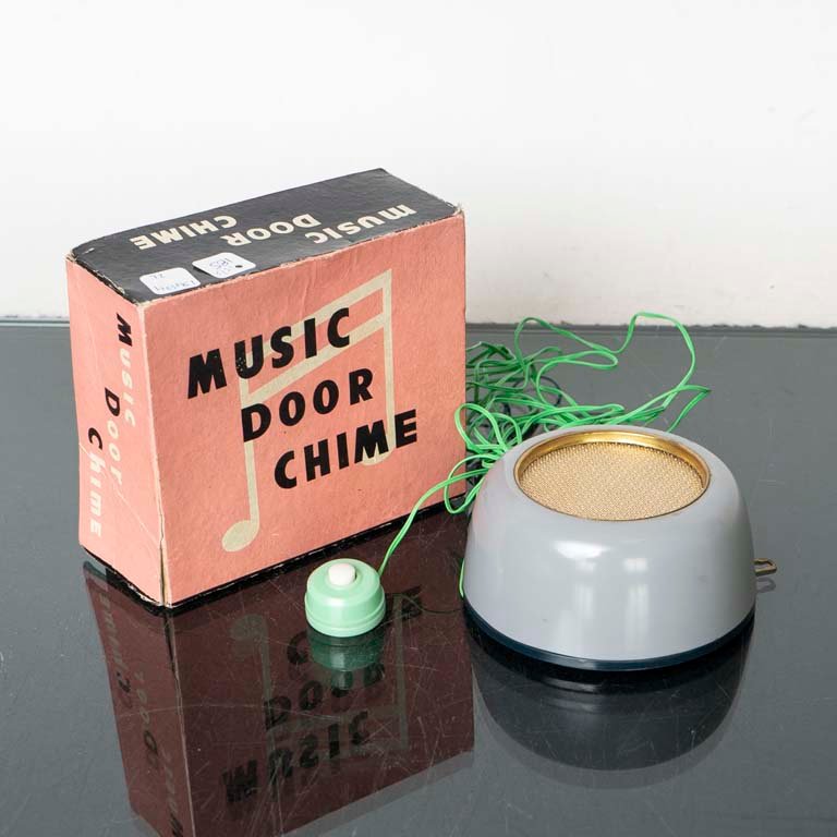 Timbre vintage con caja original en buen estado
