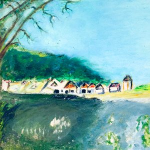 Cuadro al óleo "Paisaje Campestre" firmado por Milda - imagen 2