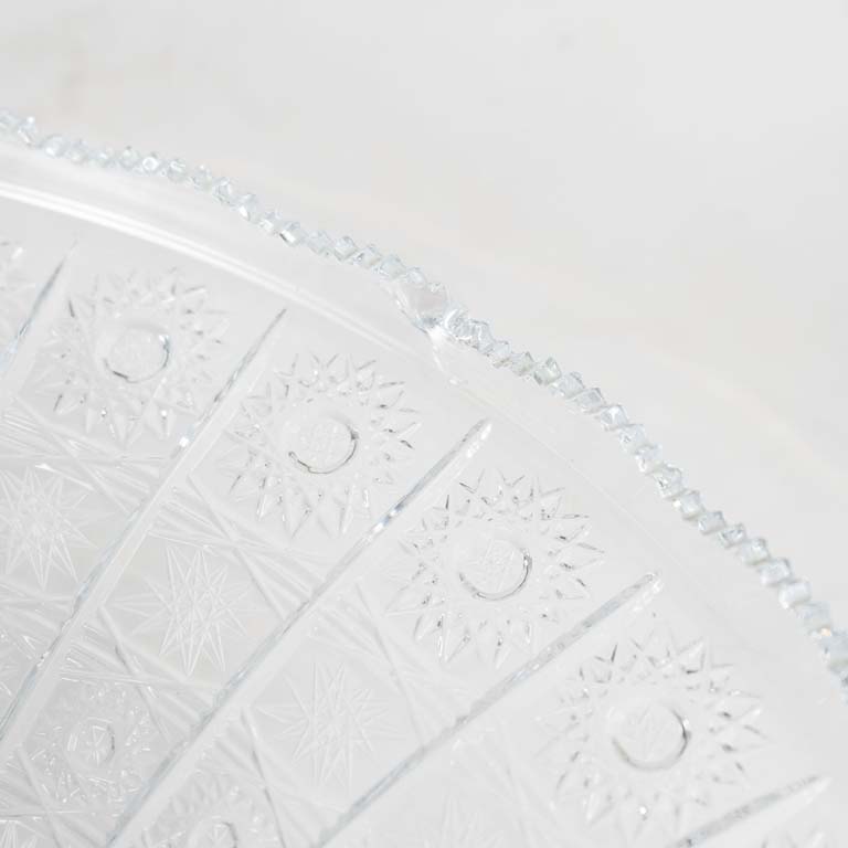 Centro cristal Bohemia tallado - Medidas: 40cm - imagen 2