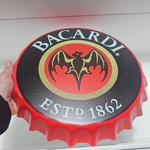 Lote siguiente: Cartel Decorativo Chapa "Bacardi" Estilo Tapa Cerveza