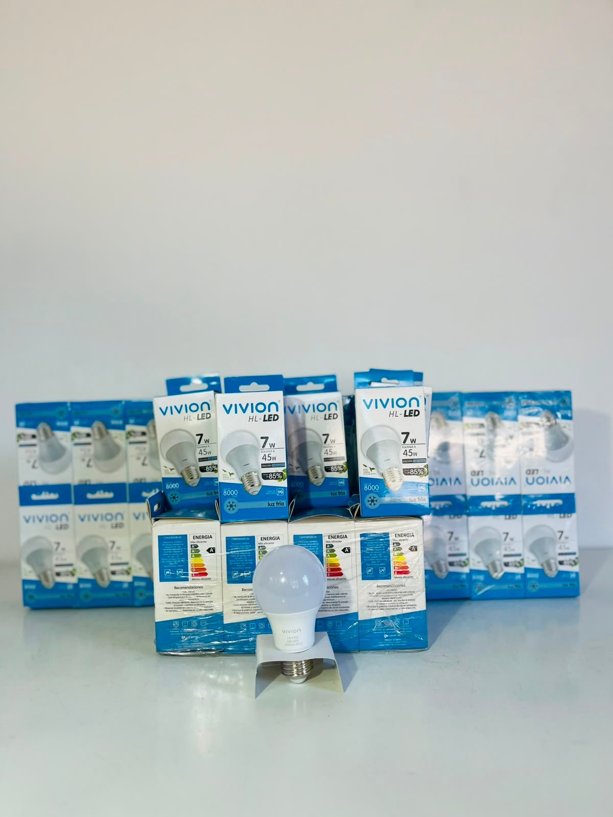 Lote x30 Lámparas LED Vivion 7W Luz Fría