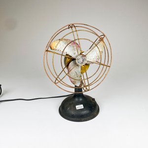 Ventilador antiguo metal ,altura 34 cm - imagen 2
