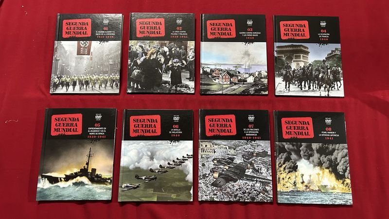Colección Completa "Segunda Guerra Mundial" - 8 Tomos DVD