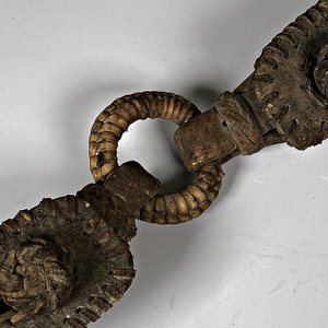 Manea Doble de Cuero para Caballo - 40 cm - imagen 3