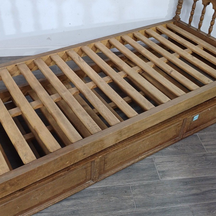 Cama marinera de estilo en pino para dormitorio - imagen 6