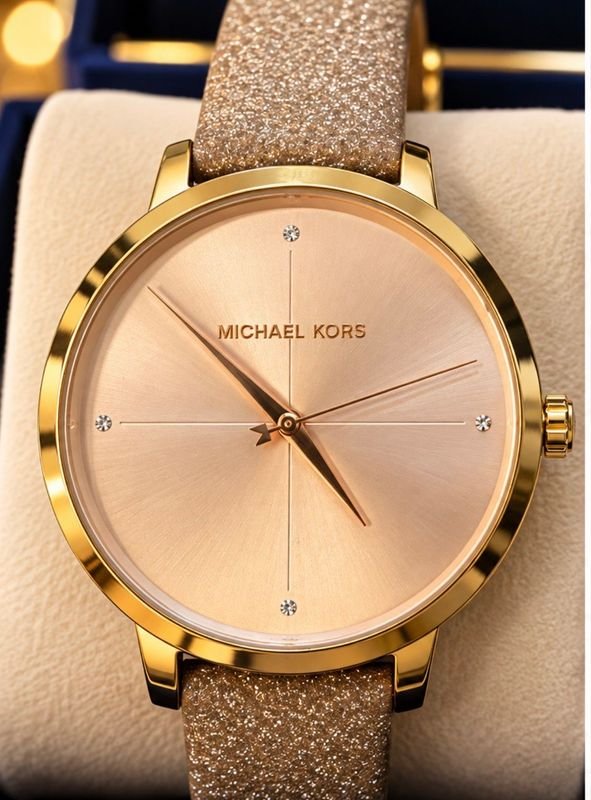 Reloj Michael Kors MK2794 Rose Gold con Cristales y Correa Brillante