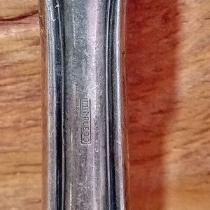 Juego de Cubiertos Antiguos: Pinche, Cuchara y Cuchillo Eberle de 28 cm - imagen 2