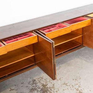 Aparador Americano de Madera con Bar y Cajones Interiores - imagen 3