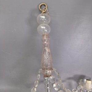 Araña de Cristal Tallada con Caireles y Detalles Labrados - imagen 4