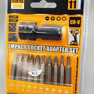 Kit de 11 Piezas Adaptador de Punta de Atornillador de Impacto - imagen 1