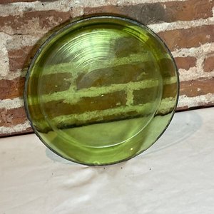 Fuente Redonda Vidrio Estilo Pyrex Verde 33 cm - imagen 2