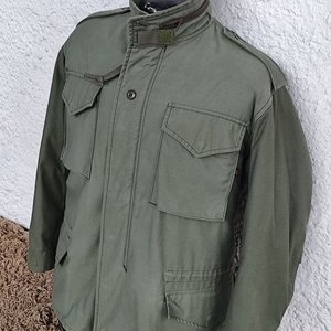 Campera Militar Alpha Industries M-65 Verde Talle Medium Forro Desmontable - imagen 5
