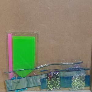 Set de 2 Cuadros Decorativos Arte Diamante con Canutillos y Aplicado - imagen 2