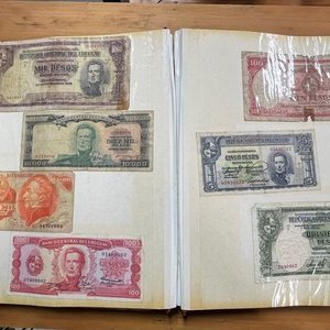 Álbum Antiguo con Colección de Billetes Internacionales - imagen 3