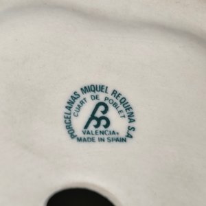 Figura de Porcelana Española Miquel Requena - Niña con Sombrero Azul - imagen 7