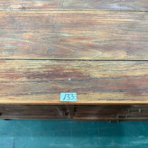 Cómoda Antigua de Roble con Cajones y Puerta - imagen 1