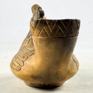 Jarra Decorativa de Cerámica con Forma de Gallina - imagen 3