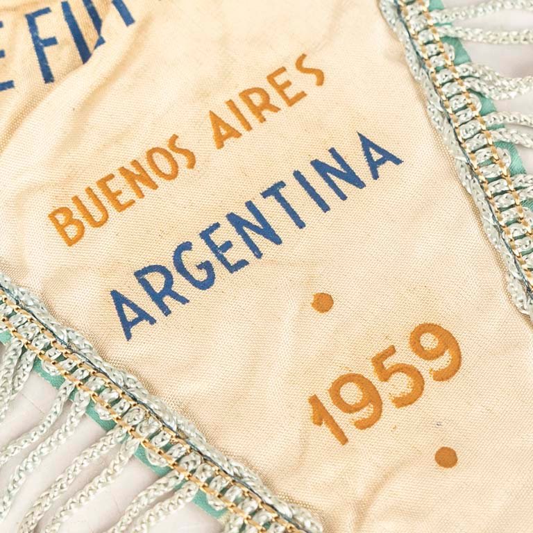 Banderín del XX Campeonato Sudamericano de Fútbol Buenos Aires Argentina 1959 - imagen 3