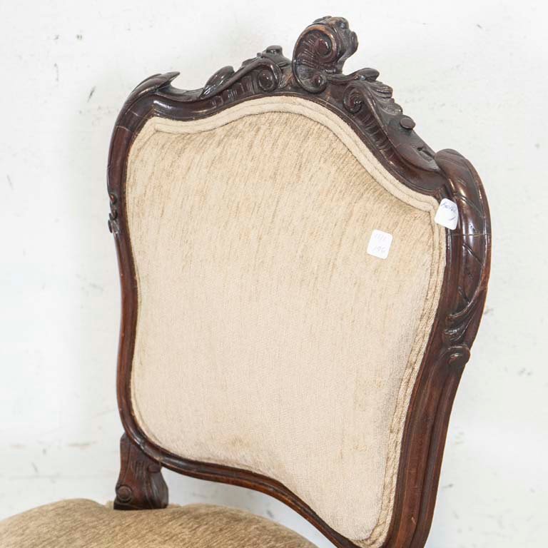 Silla victoriana de dormitorio para decorar - imagen 2