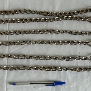 Correas de Cadena para Mascotas con Agarre Naranja - 1 Metro - imagen 2