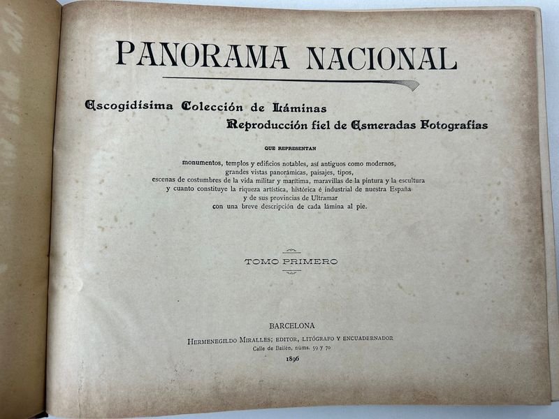 Colección de láminas ilustradas de España y sus territorios, 2 tomos de 'Panorama Nacional' - imagen 8