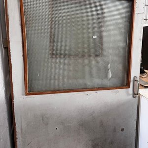 3 Puertas de Madera Antiguas de Sanatorio con Vidrio - imagen 2