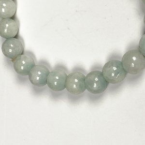 Pulsera de Cuentas de Piedra Verde Clara - imagen 2