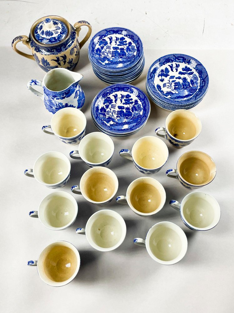 Piezas de loza cerámica oriental - imagen 2