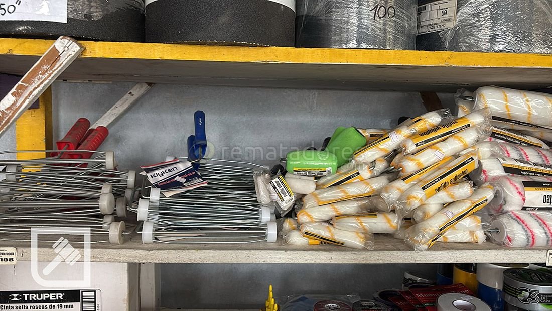 Lote de Rodillos y Accesorios para Pintura